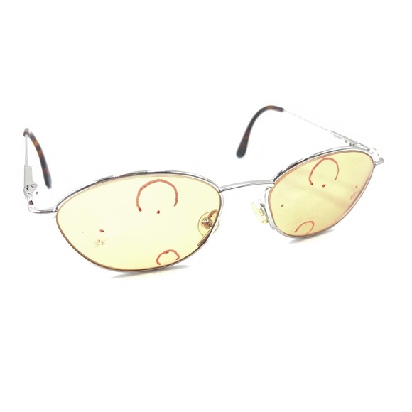 Gucci Silver Tortoise Metal Round Sunglasses Frames Vintage Designer Men Women - Picture 1 of 12
